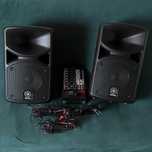 Przenośny system PA Yamaha STAGEPAS 400BT kolumny+mikser+kable