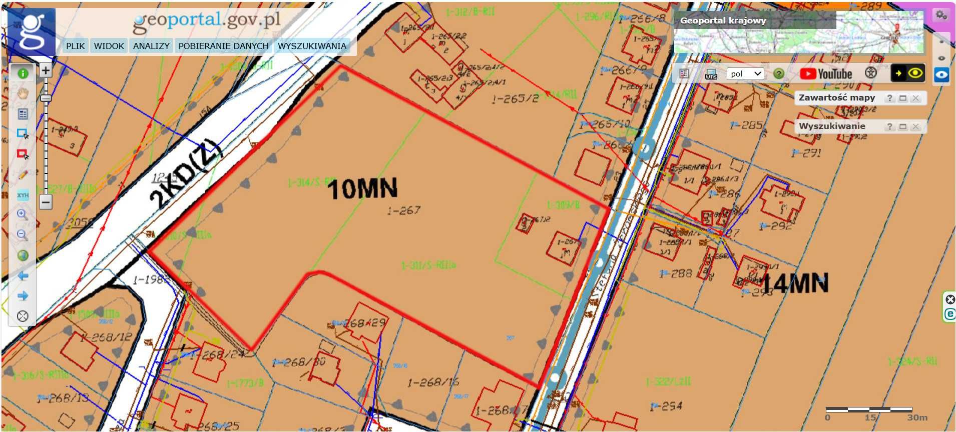 Sprzedam dużą działkę budowlaną w mieście Opatów, uzbrojona, 1,06 ha.