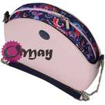 organizer OBAG MOON LIGHT granatowy orient pudrowy róż 2kieszenie OMAY
