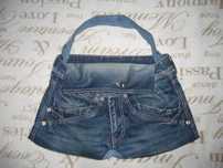 Torebka jeansowa handmade