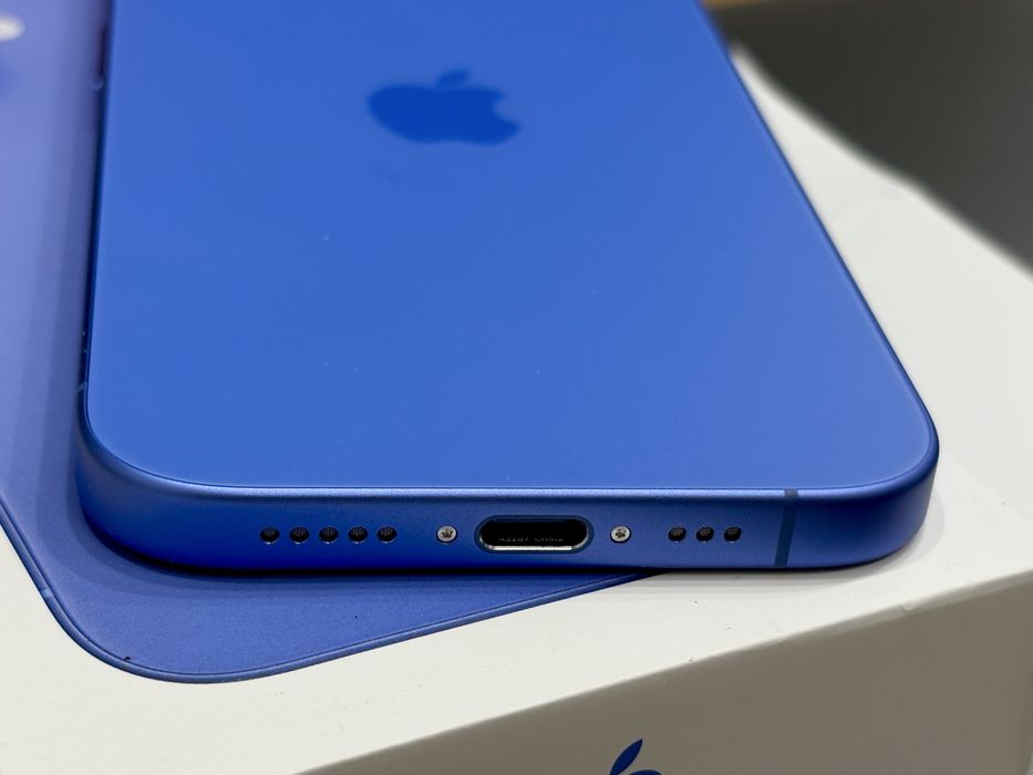 iPhone 16 128Gb Ultramarine Новий (АКБ 100% 0 циклів, байпас)