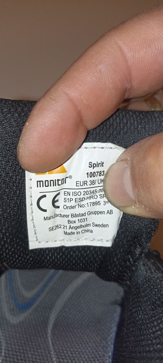 Buty Robocze Monitor BOA Nr 38 Stan Bardzo Dobry