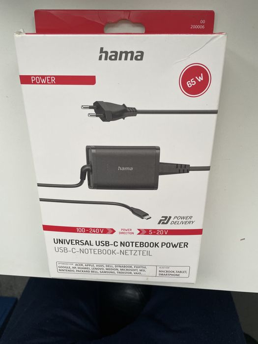 Блок питания длч ноутбука Hama