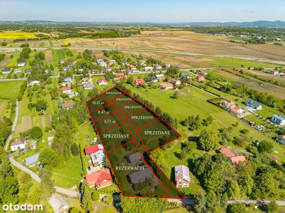 Działki budowlane Rogi k. Krosna