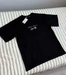 Rick Owens x Maison Margiela Typography Tee / czarna, rozmiar 48