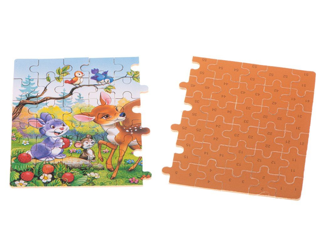 Puzzle bajkowe w puszce sarenki 60el