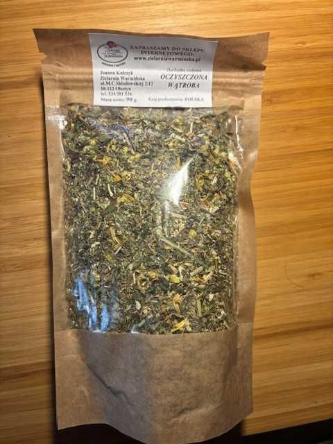 Herbata Oczyszona Wątroba Zielarnia Warmińska