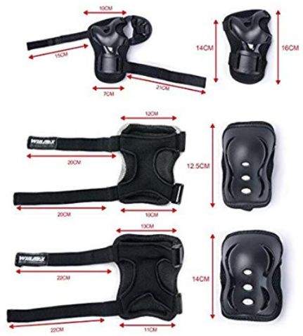 Pack de protecções para criança para desportos exteriores