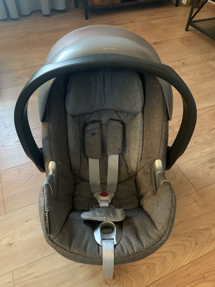 Fotelik Cybex + baza isofix, Platinum Aton Q plus 0-13kg stan bdb