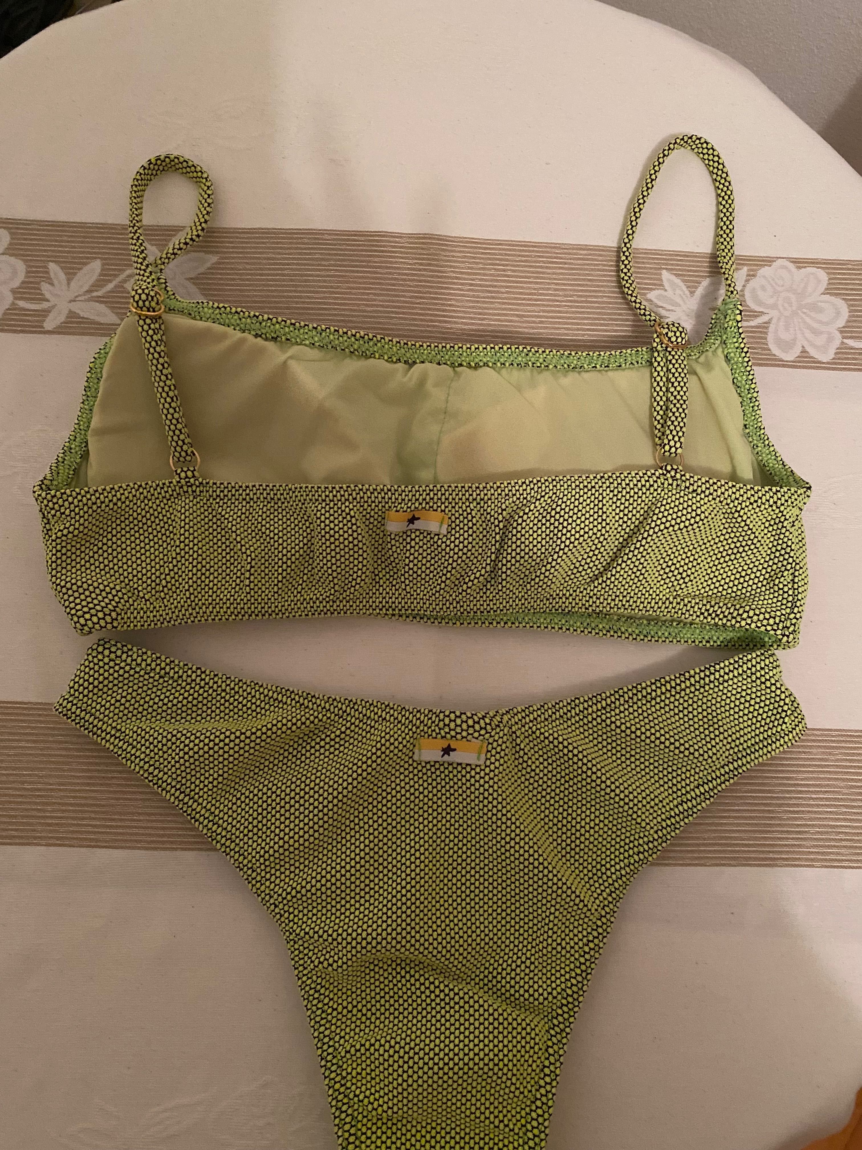 Bikini verde Florescente novo