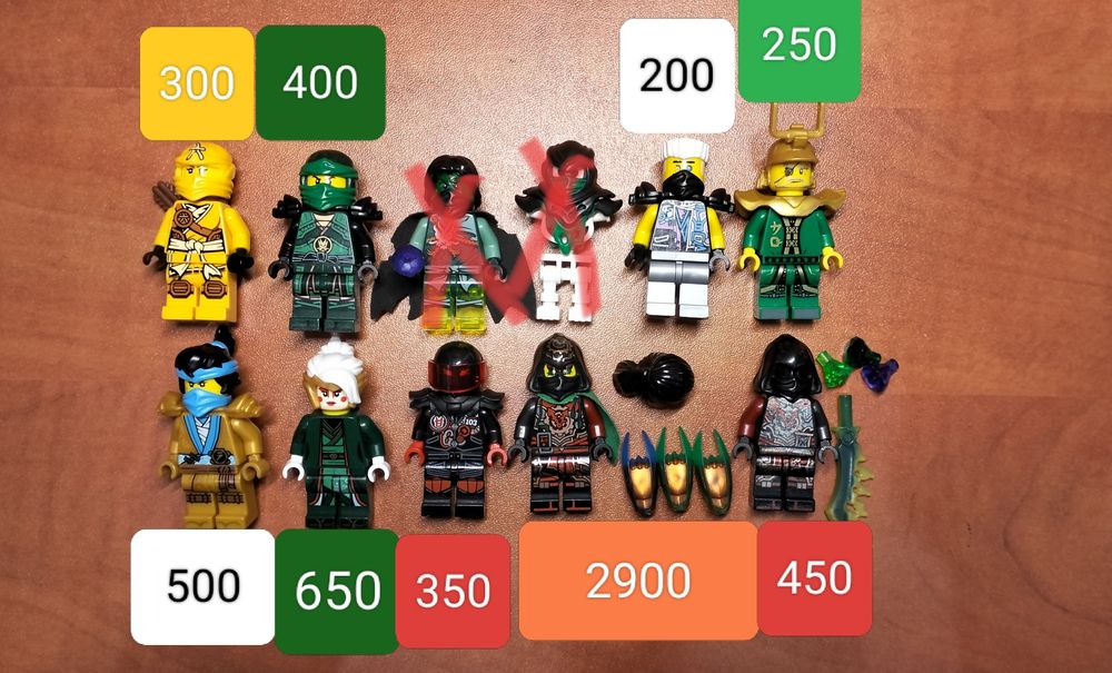 Lego Ninjago original лего ніндзяго оригінал мініфігурки аксесуари