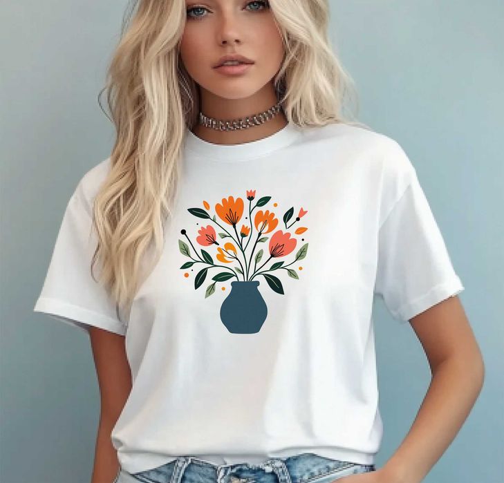 Boho koszulka, koszulka wakacje Boho koszulka na lato, Boho Styl