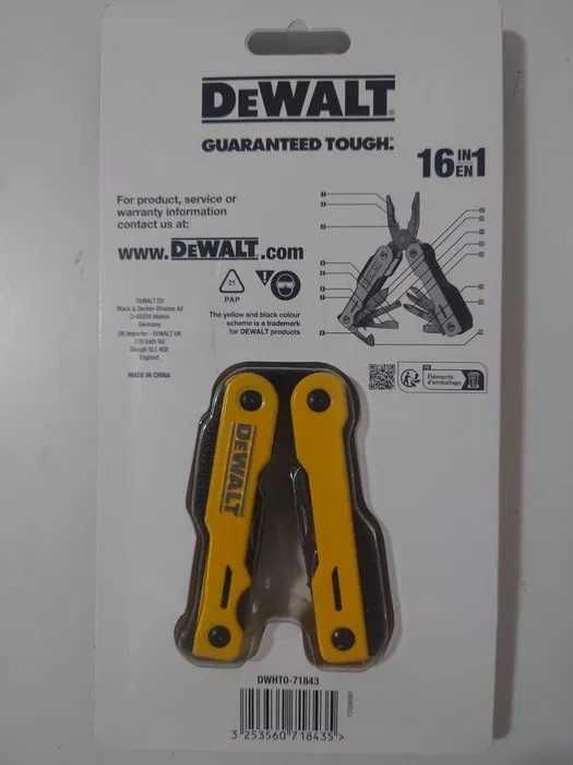 DEWALT DWHT0-71843 мультитул 16 в 1 новый