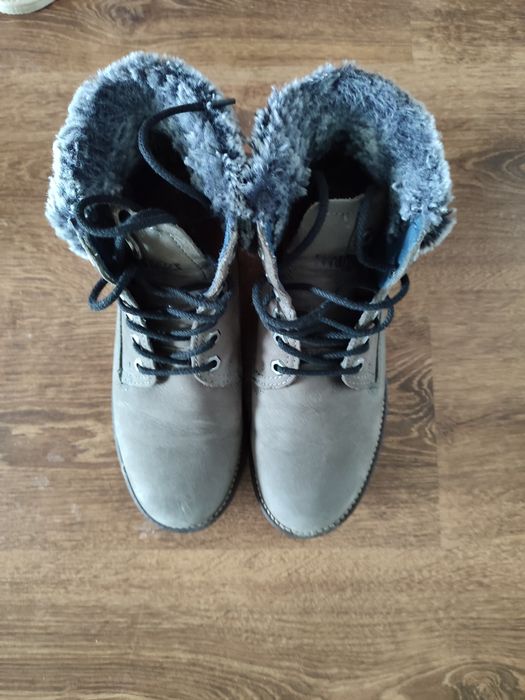 Buty skórzane WRANGLER 38 zimowe trapery nieprzemakalne skóra naturaln