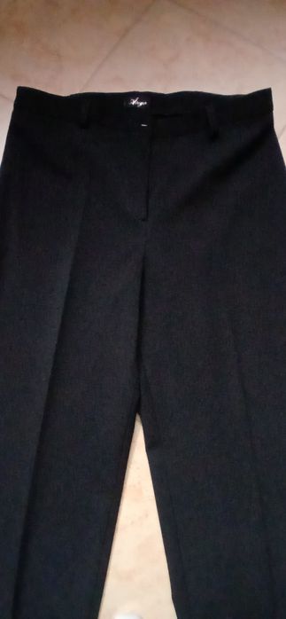 Eleganckie klasyczne spodnie damskie na kant 42