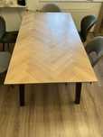 Stół Selsey Brighton 180x95 w jodełkę +blaty =270cm