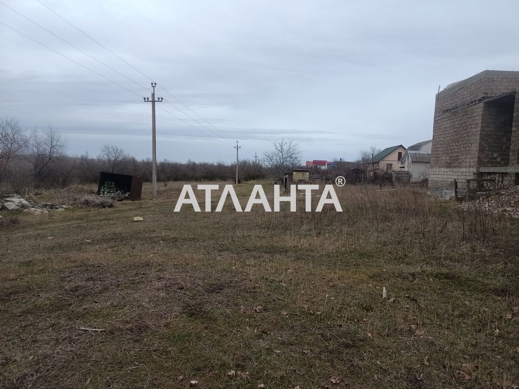 Участок в с. Александровке, застроенная улица.