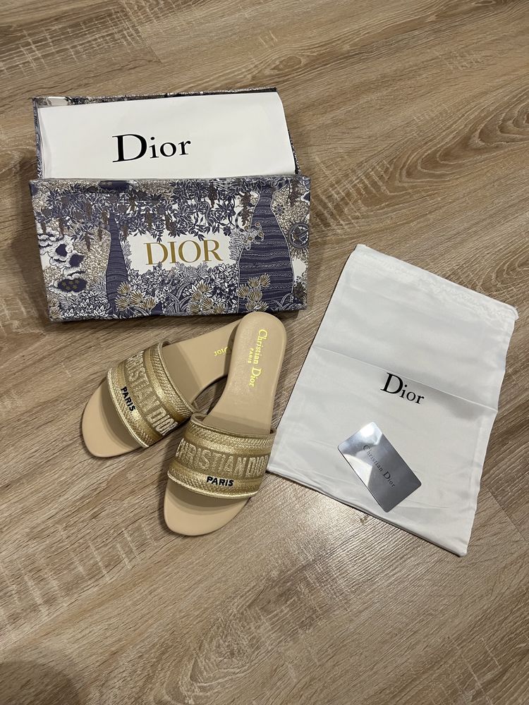 Klapki CD Christian Dior sandały buty