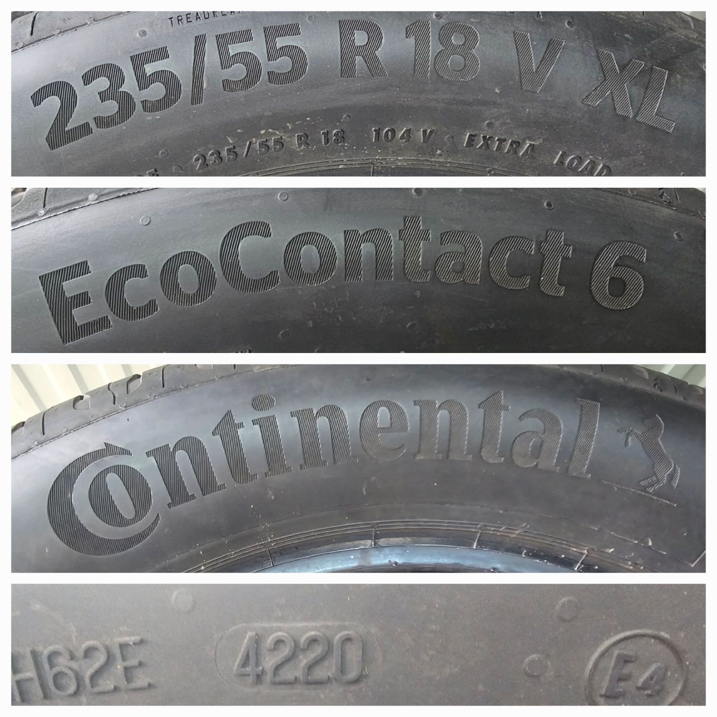 Continental EcoContact 6 235/55r18 104V XL