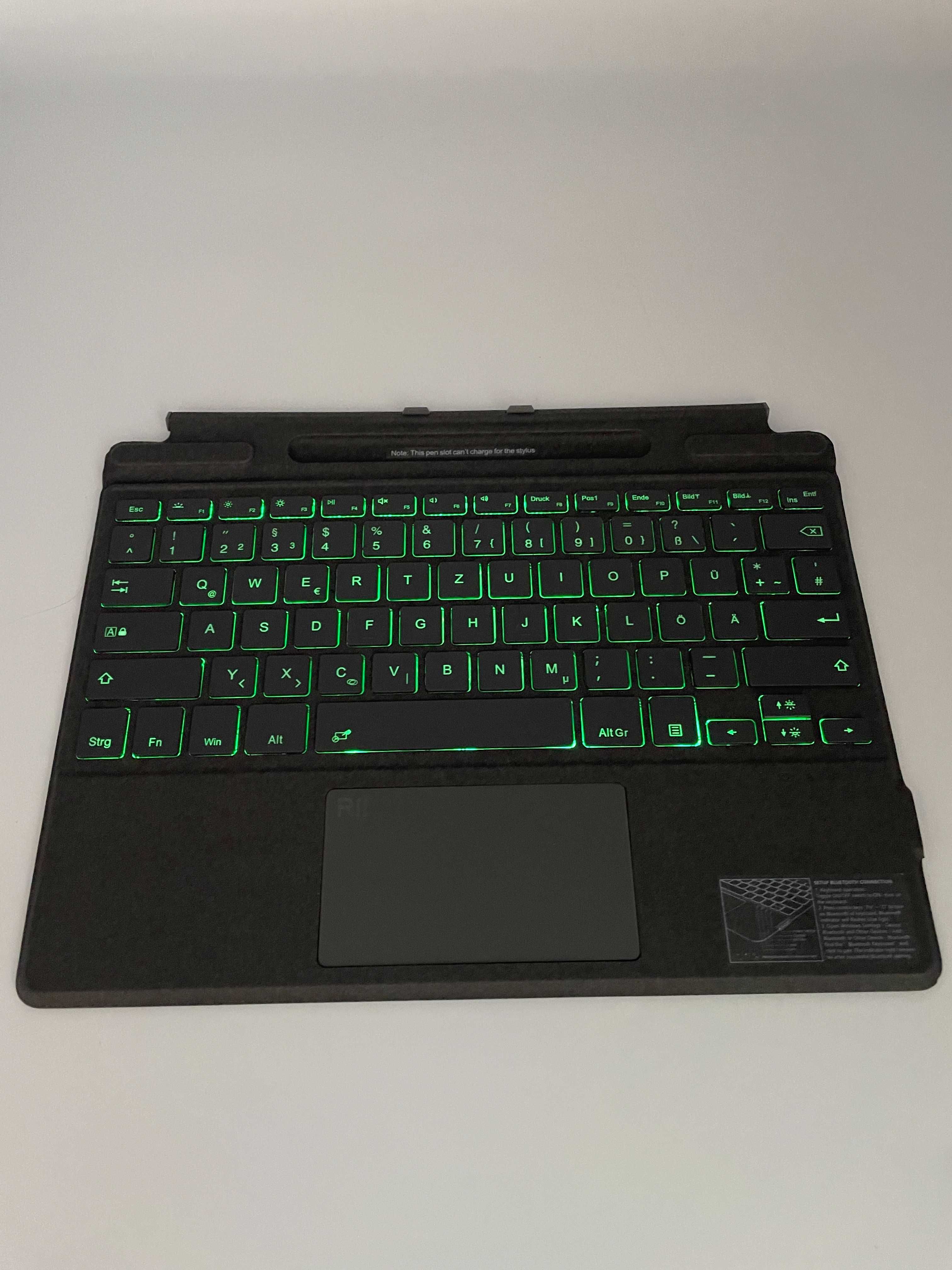 Klawiatura Rii Surface do Surface 8Pro.Xpro.9Pro+ Bluetooth 5.2 QWERTZ