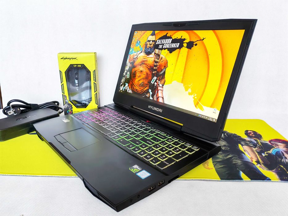 ИГРОВОЙ Ноутбук Hyundai [IPS/i7-7700HQ/16 DDR4/SSD 512/GTX1060 6GB]