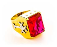Złoty Pierścień Sygnet - Krzyż Prawosławny - 18,18g - DIAMENTY KRAKÓW