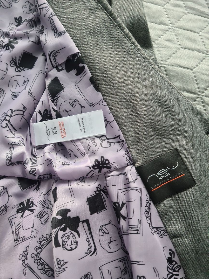 Marynarka neu look szara rozm S/M