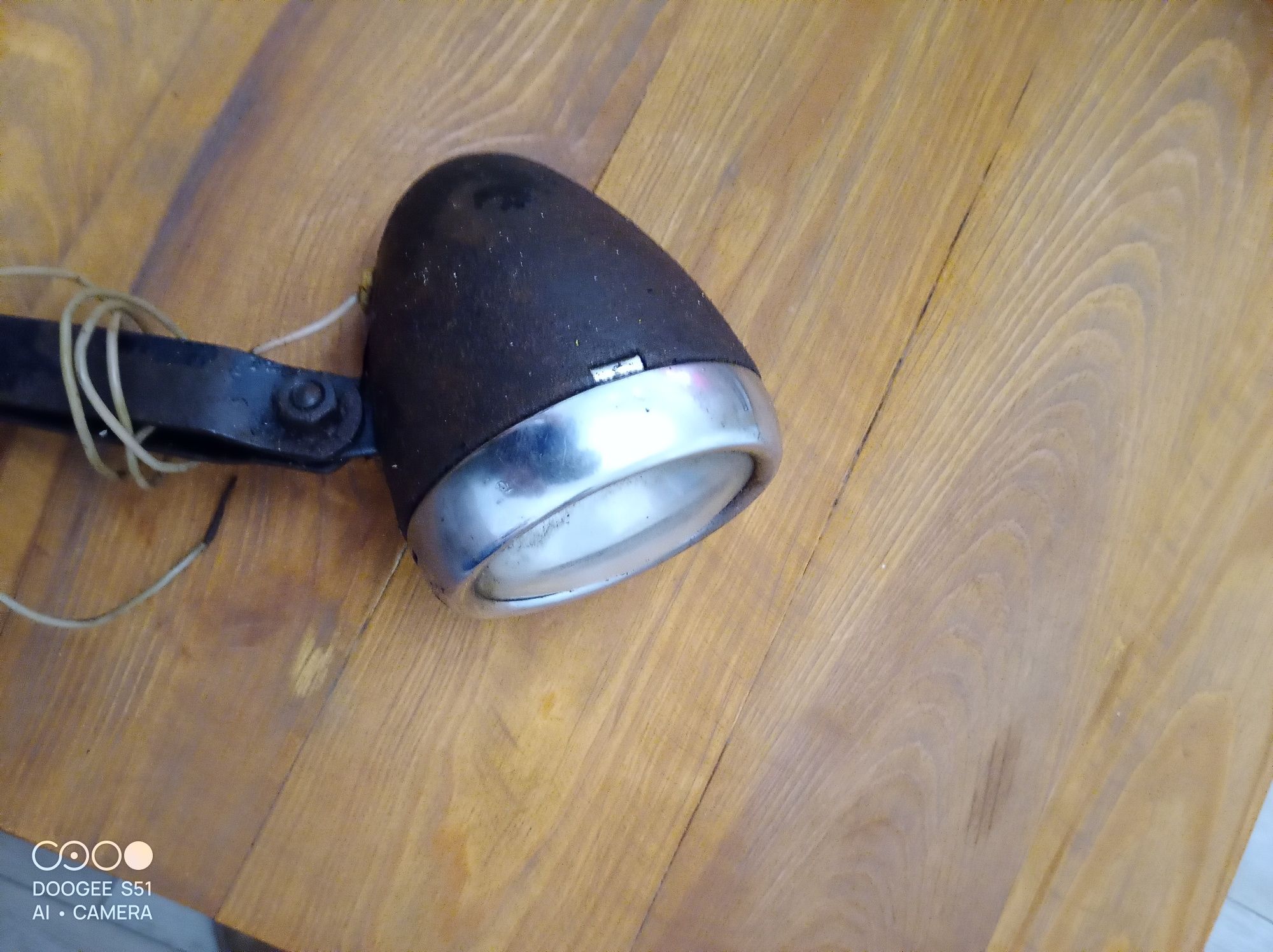 Lampa rowerowa PRL