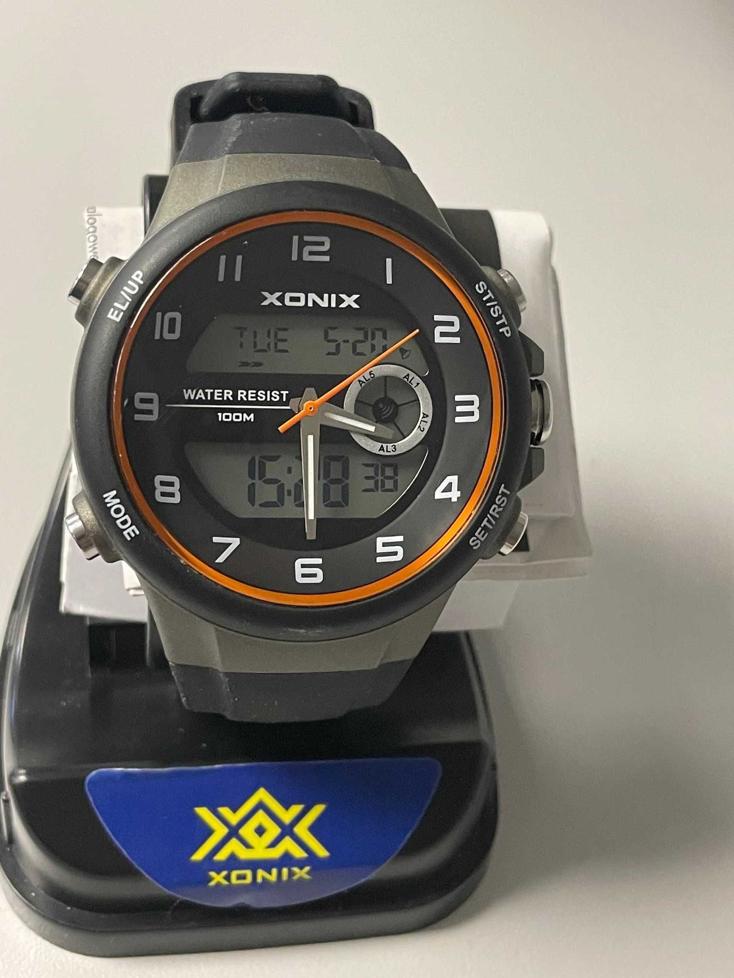 Zegarek XONIX DualTime Duży Wodoszczelny
