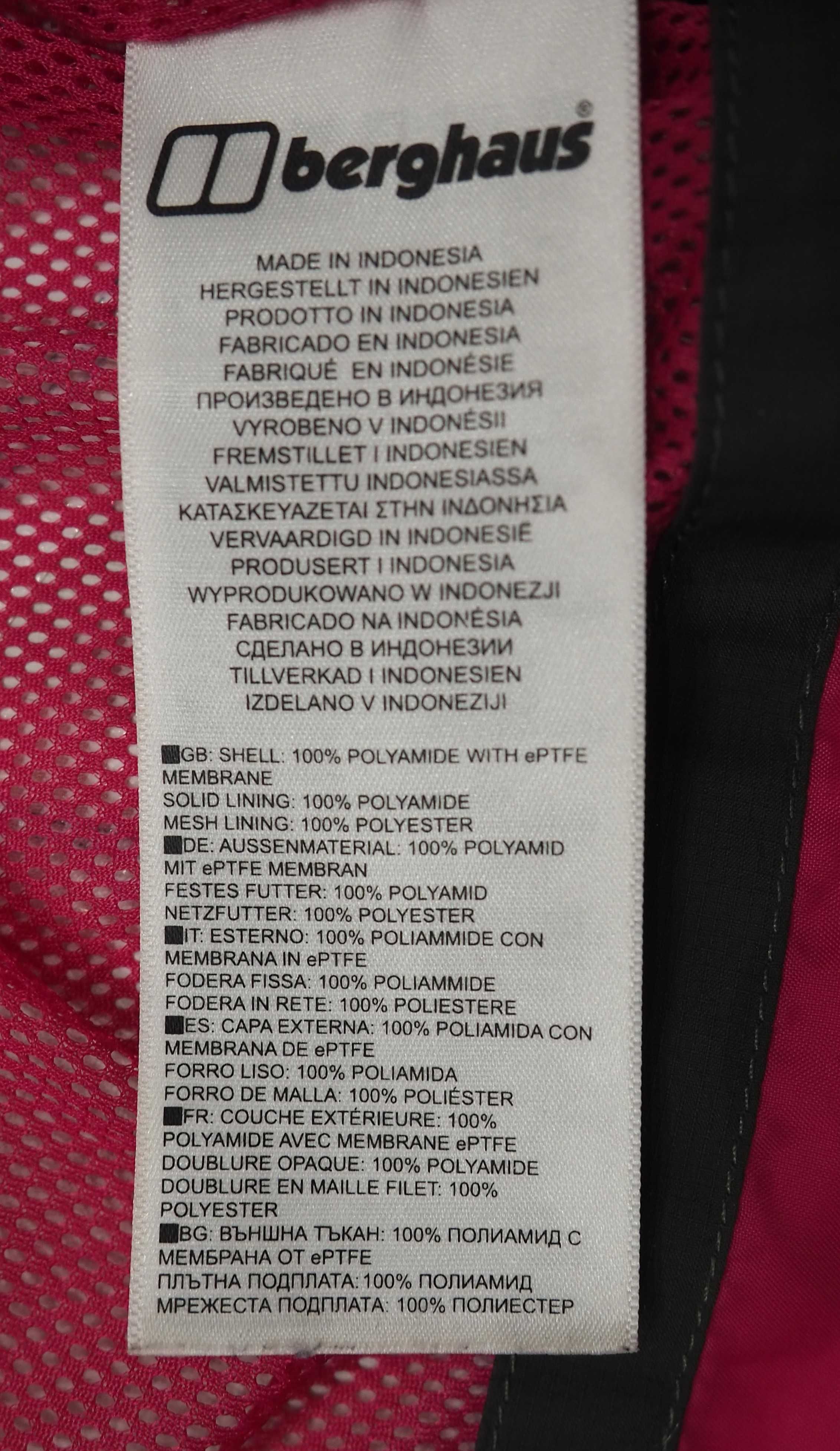 BERGHAUS_Gore-Tex_damska kurtka wodoodporna_rozmiar 42