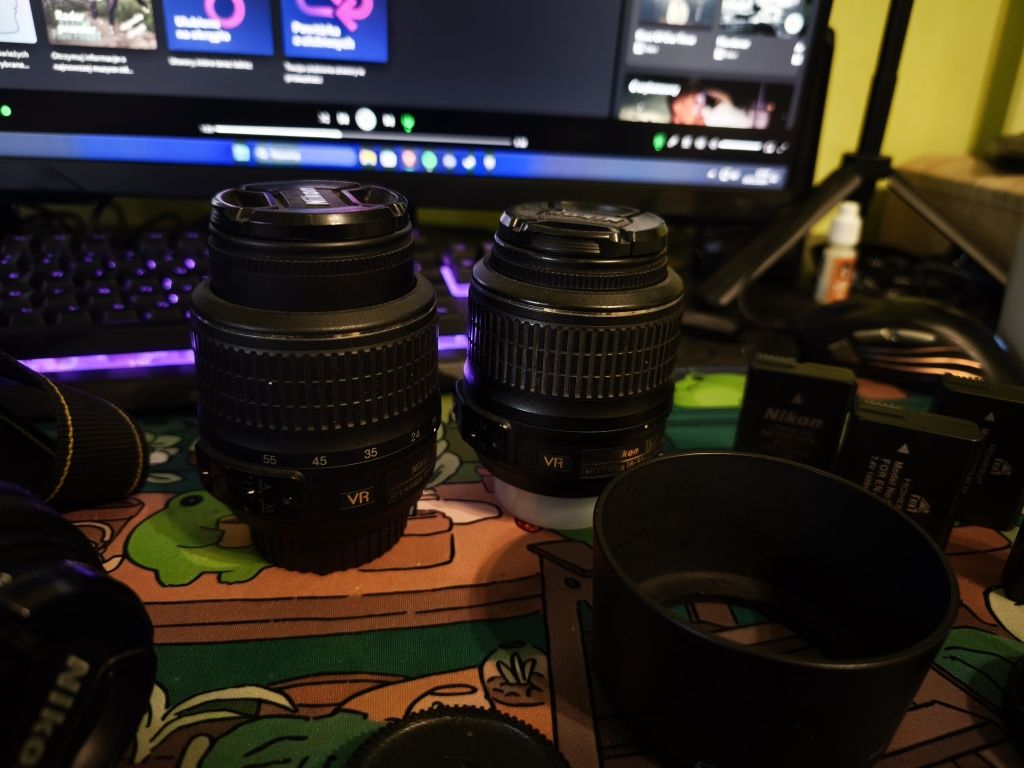 Nikon D5100 cały zestaw