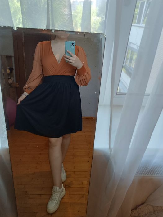 Боді, юбка, сукня