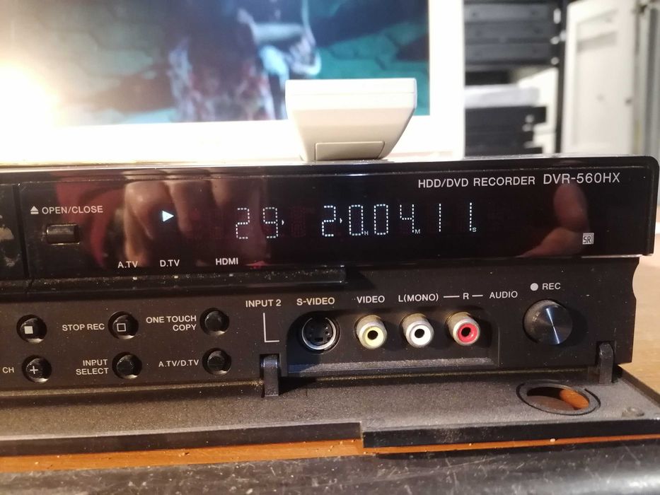 Nagrywarka Pioneer DVR-560HX-K HDD160GB HDMI pilot polskie menu