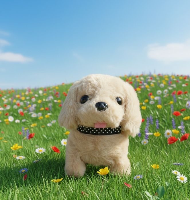 Собака игрушка на батарейках