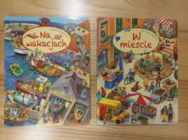 2 Książeczki do odgadywania : Na wakacjach, W mieście