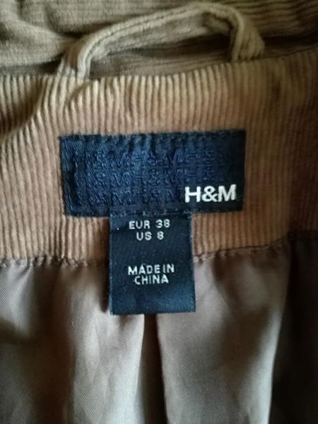 Marynarka żakiet sztruks H&M rozm. 38