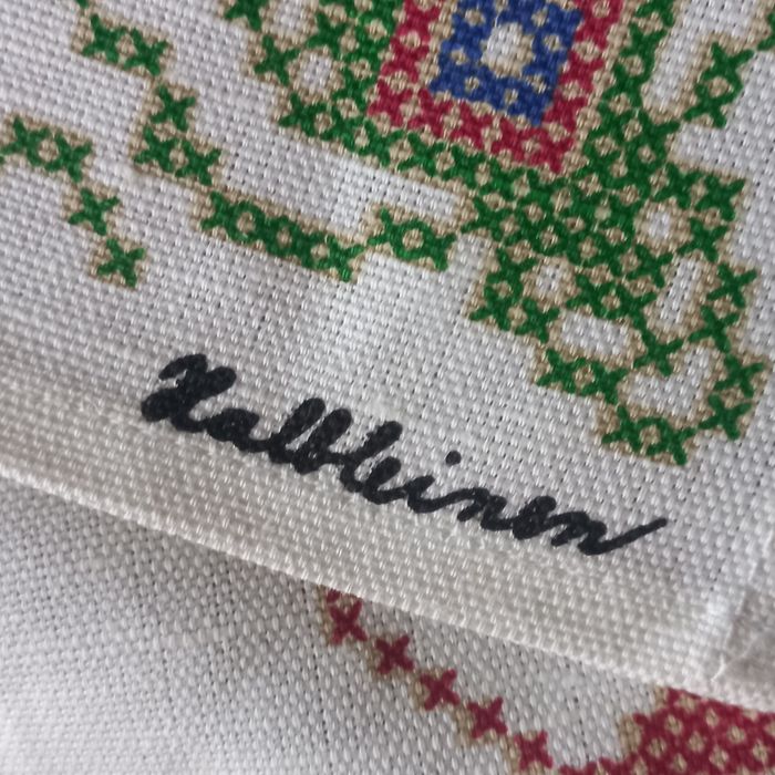 Niemiecka makatka nowa len bawełna