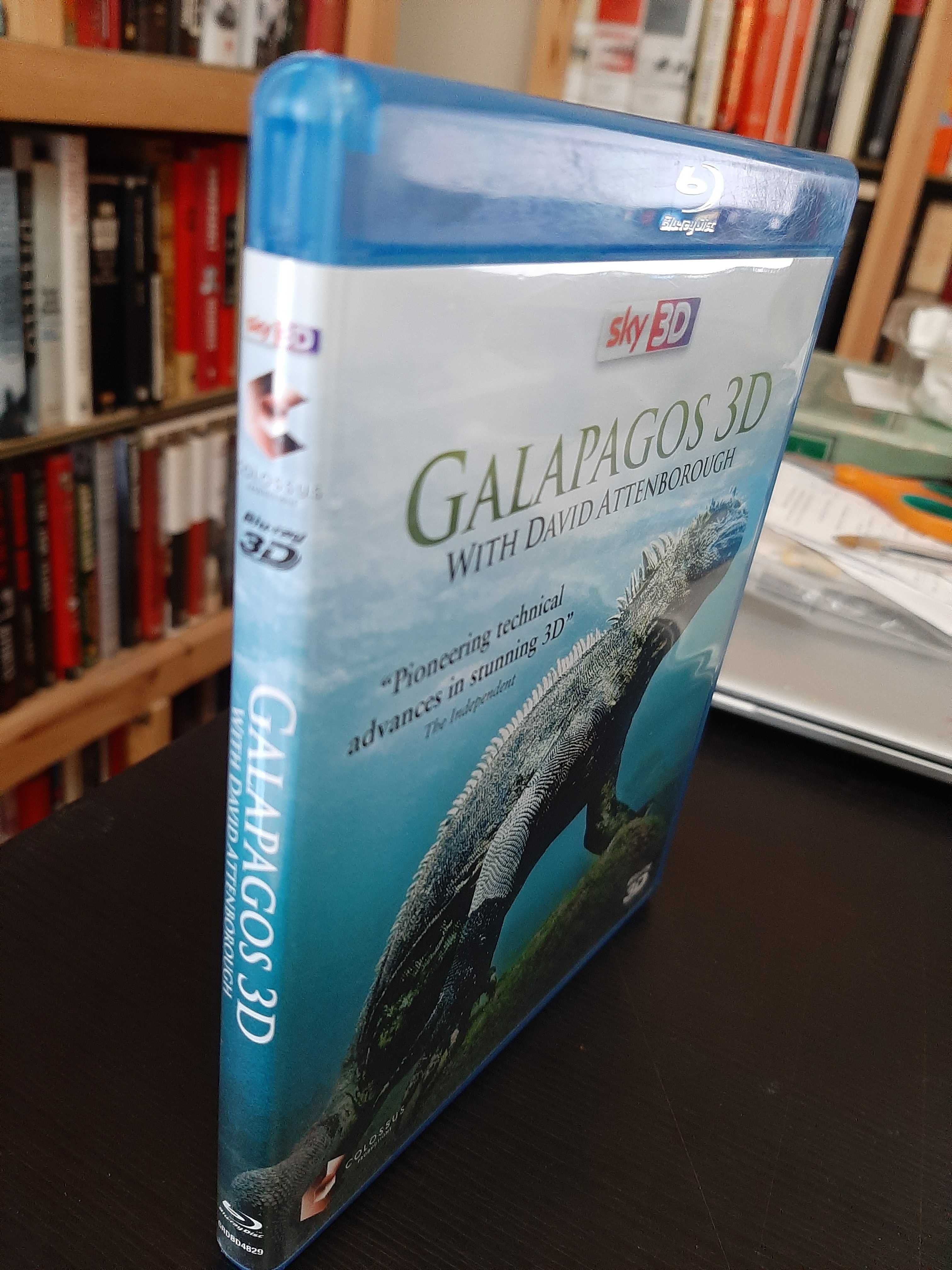 Galápagos 3D - narrado por David Attenborough - Sky 3D - Blu ray