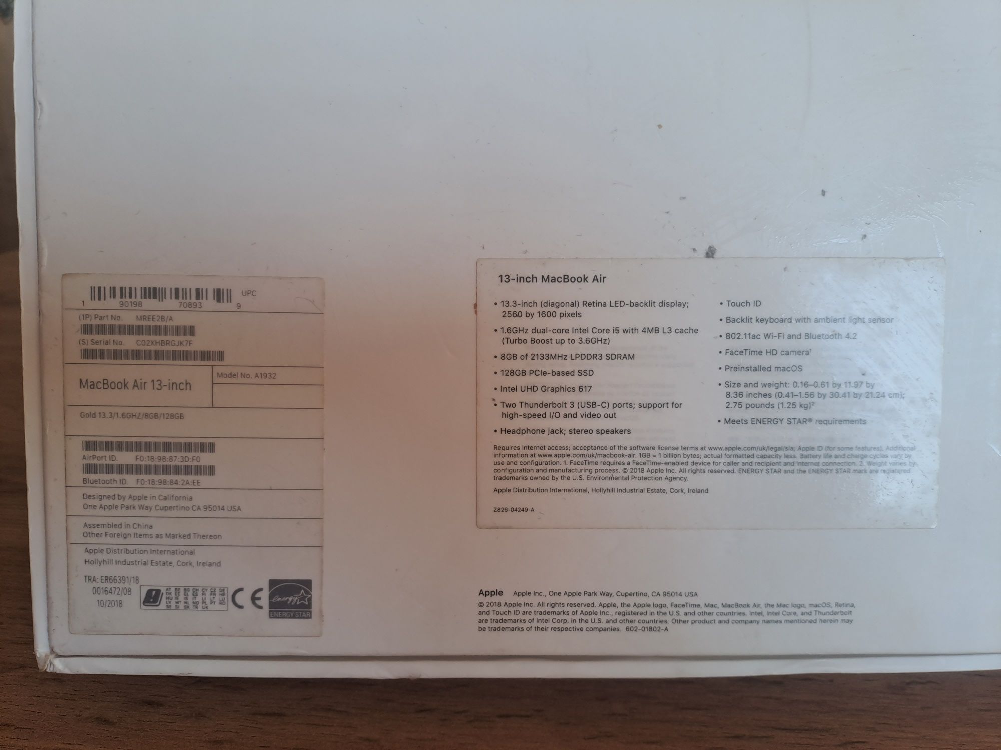 Apple MacBook  Gold Rose stan idealny 13"3 Retina
