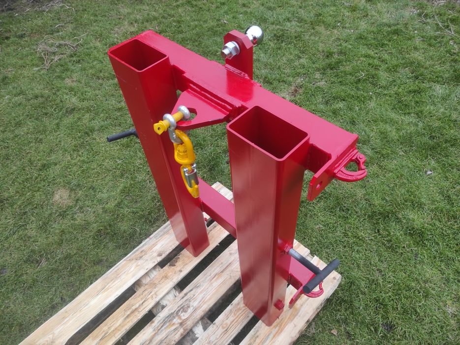 Belka 3w1 z hakiem trawers na widly do bigbag kula do przyczepy zaczep