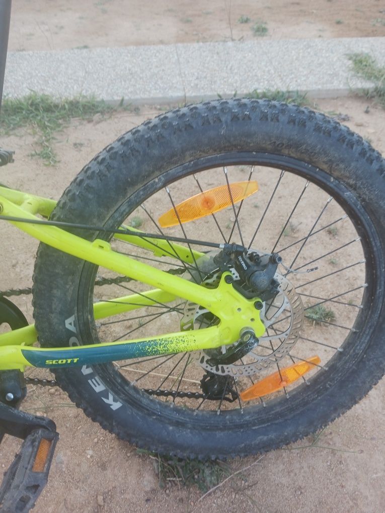 Bicicleta júnior Scoot Roxter 20 pneus fat bike