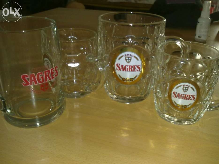 4 Canecas Sagres