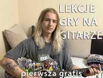 Nauka gry na gitarze stacjonarnie  i online