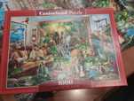 Puzzle 1000 elementów - kompletne - stan idealny