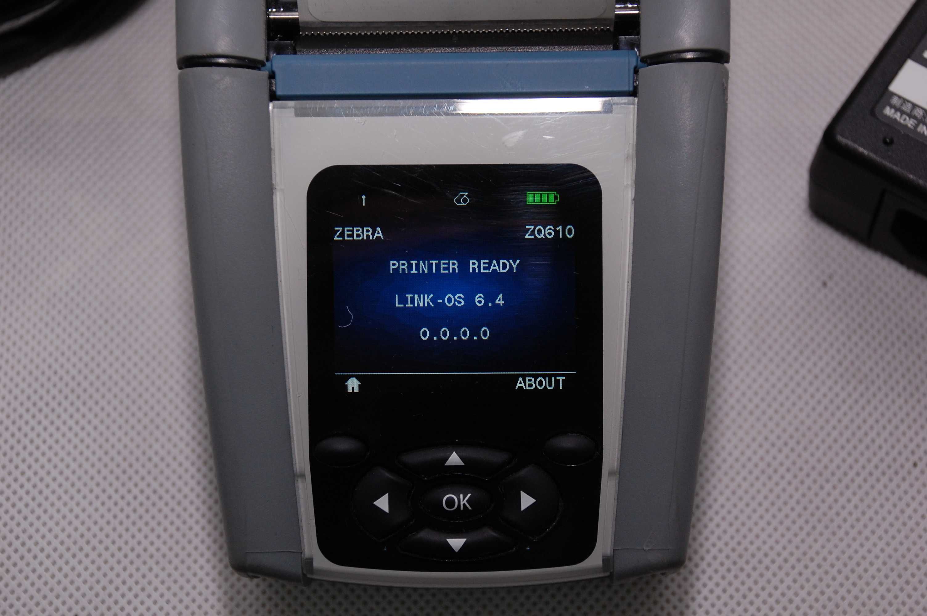 Zebra ZQ610 принтер етикеток чеків мобільний 48мм 115мм/с WIFI, блутуз