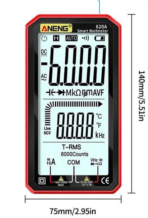 Multimetr cyfrowy inteligentny Aneng 620A
