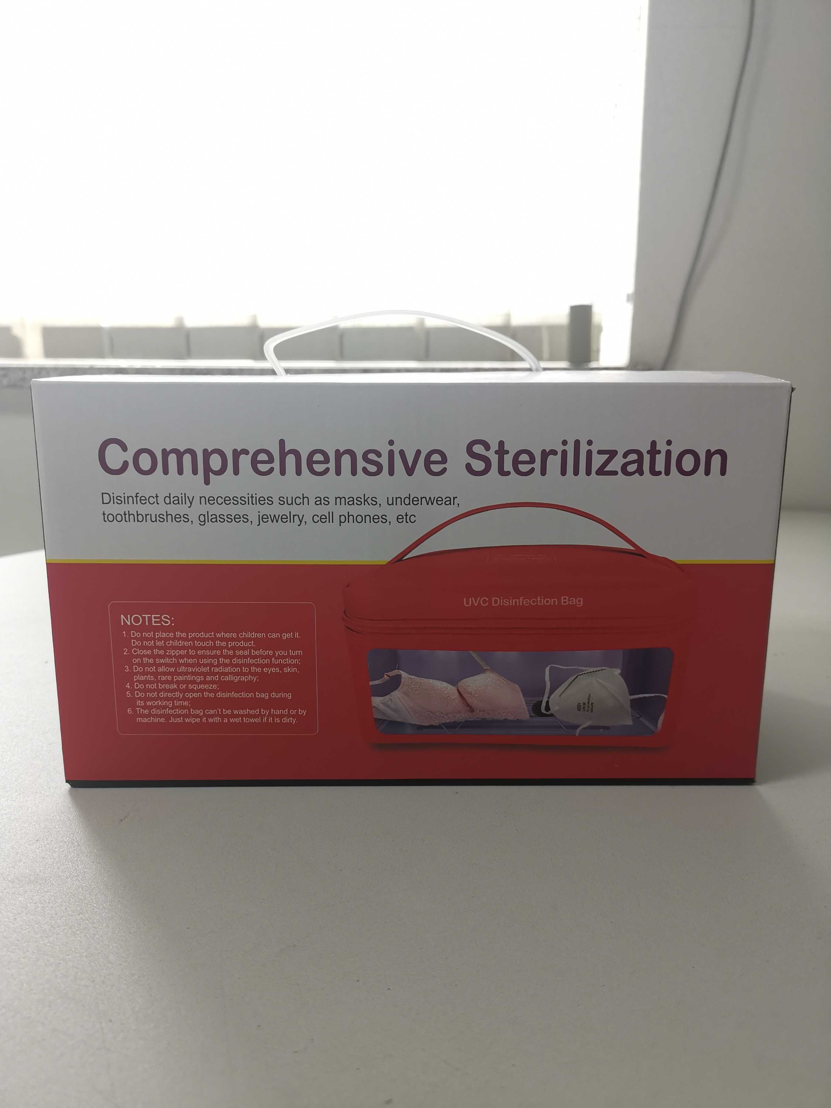 Mala Portátil de Desinfeção / Esterilização UV -  UVC Disinfection Bag