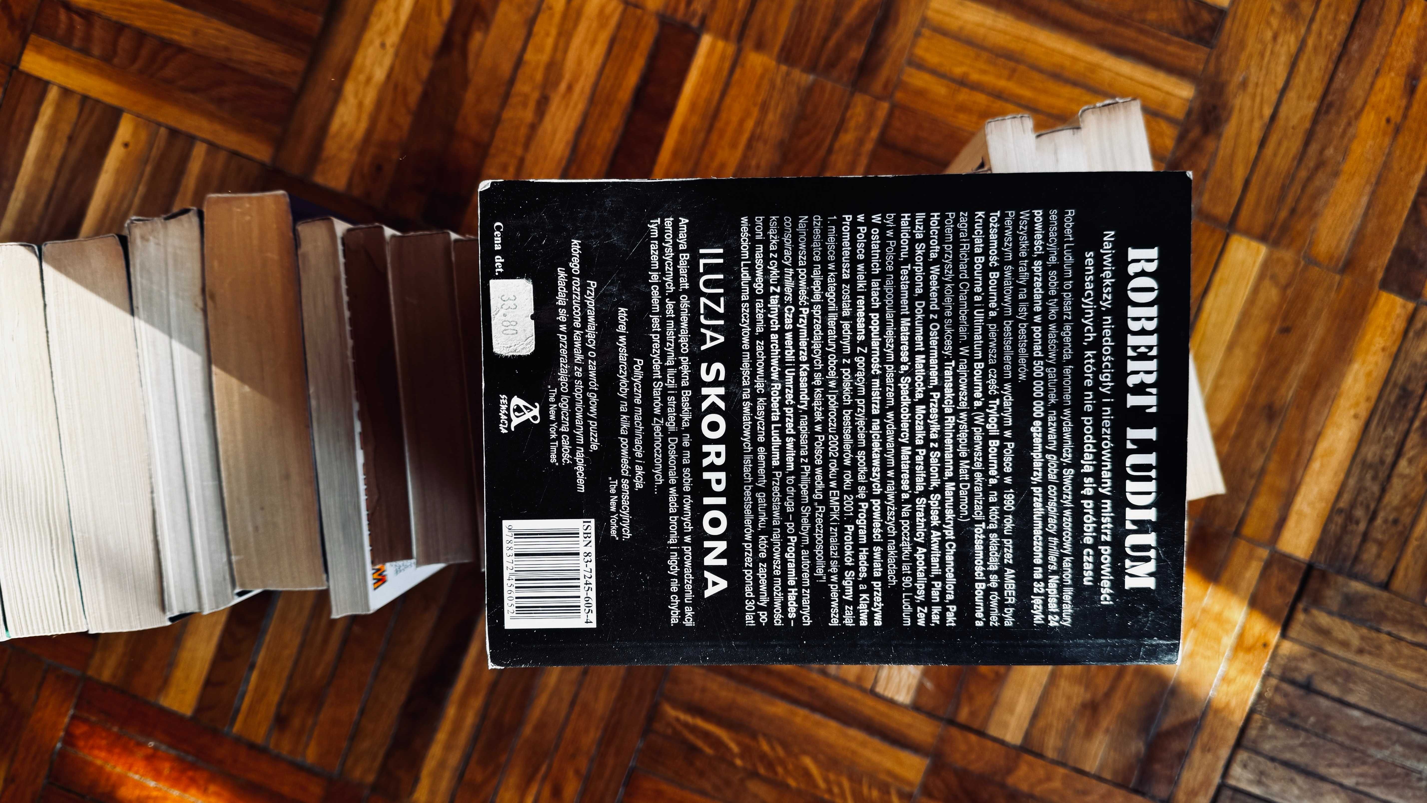 Zestaw nr 1 - Robert Ludlum 23 książki: Tożsamość Bourne'a, ...