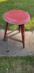 Taboret niemiecki  metalowy D.R.G.M.