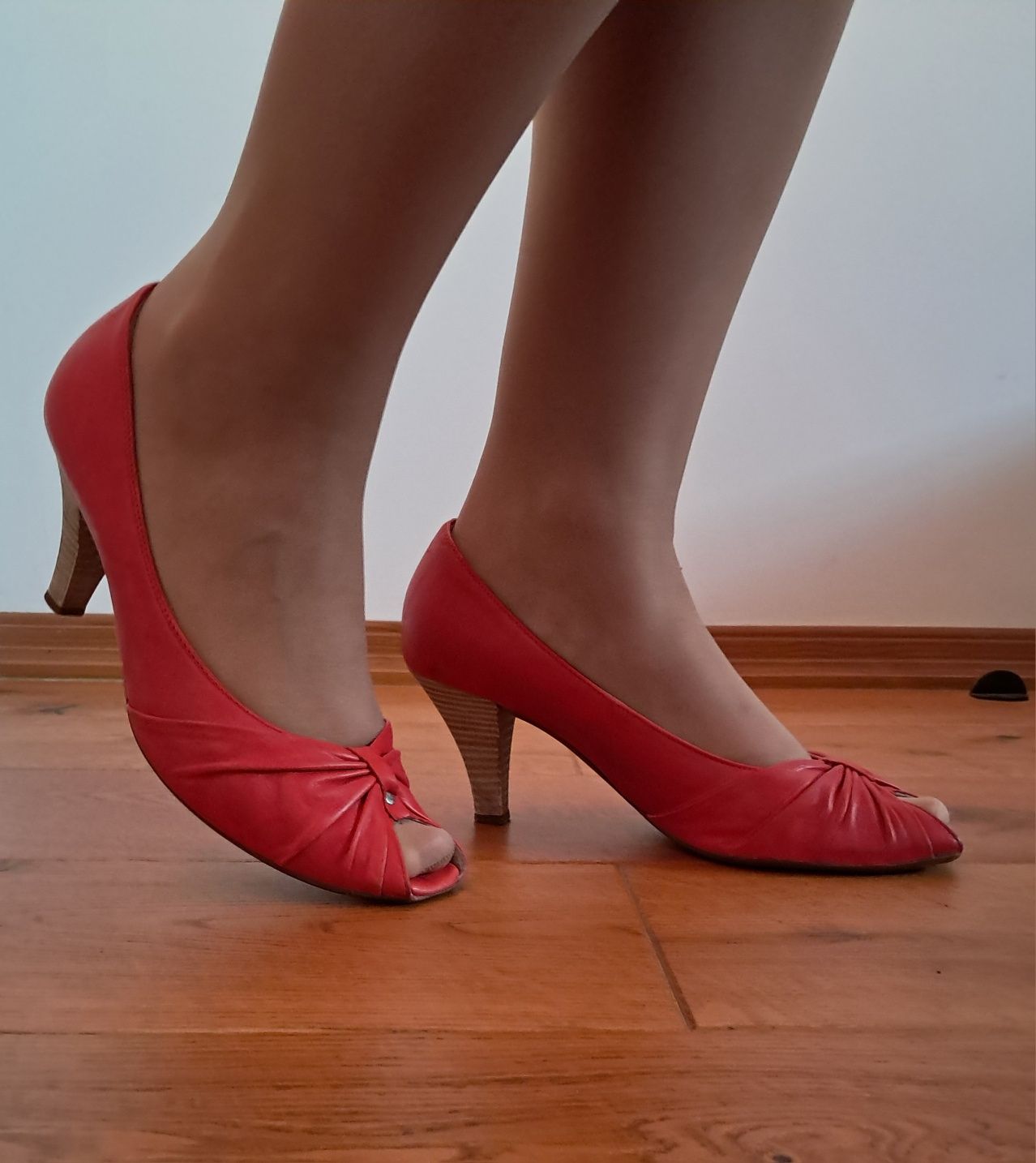Czółenka open toe 38,5